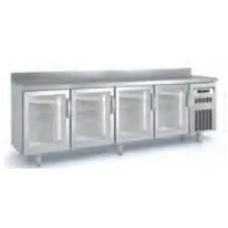 Bajo Mostrador 4 Puertas de Cristal MRSV-250 (Refrigeración)