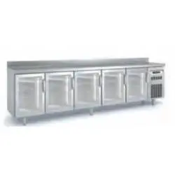 Bajo Mostrador 5 Puertas de Cristal MRSV-300 (Refrigeración)
