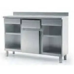 Frente Mostrador Cafetera de 1 Puerta, 2 Cajones, 2 Estantes y 1 Tolva MC-150 Coreco