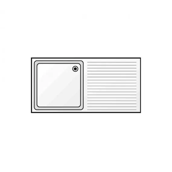 LAVAMANOS MURAL ACERO INOXIDABLE