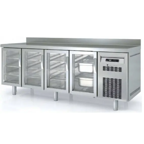 Bajo Mostrador 4 Puertas de Cristal MRGV-250 (Refrigeración) Coreco