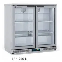 Expositor Refrigerado Sobremesa de 2 Puertas Abatibles ERH-250-LI. Coreco