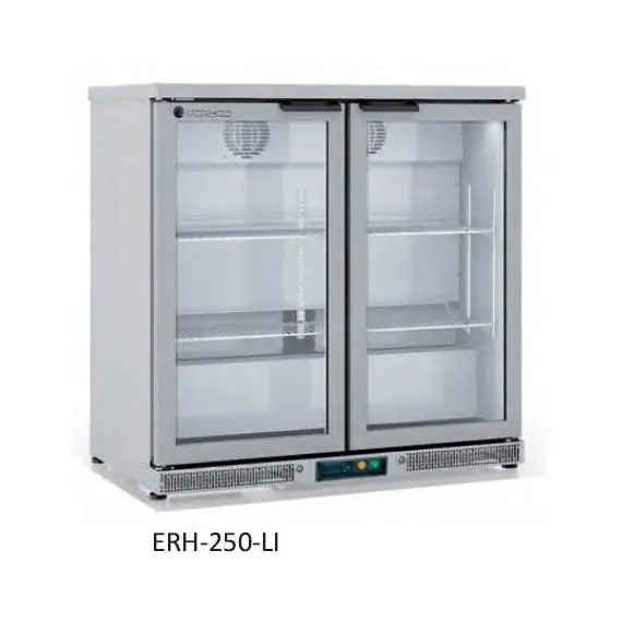 Expositor Refrigerado Sobremesa de 2 Puertas Abatibles ERH-250-LI. Coreco
