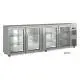 Bajo Mostrador Refrigerado de 4 Puertas de Cristal NBIE-250. Coreco