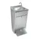 Lavamanos de Pie sistema push y caño Giratorio