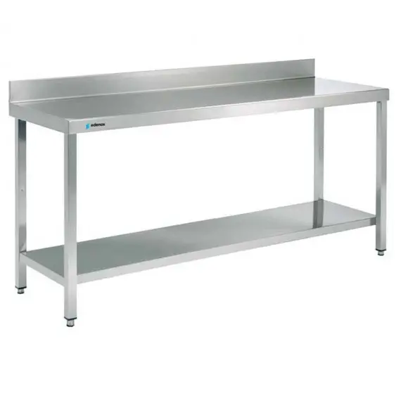 Mesa de Trabajo Mural Fondo 500 mm Acero Inoxidable edenox