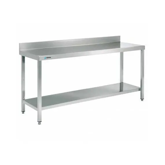 Mesa de Trabajo Mural Fondo 700 mm Acero Inoxidable edenox