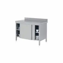 Mesa Mural Fondo 700 mm con Puertas Correderas 