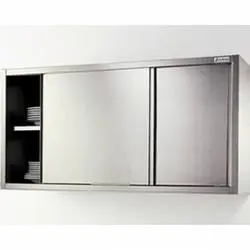 Armario de Pared en Acero Inoxidable 2 Puertas Correderas