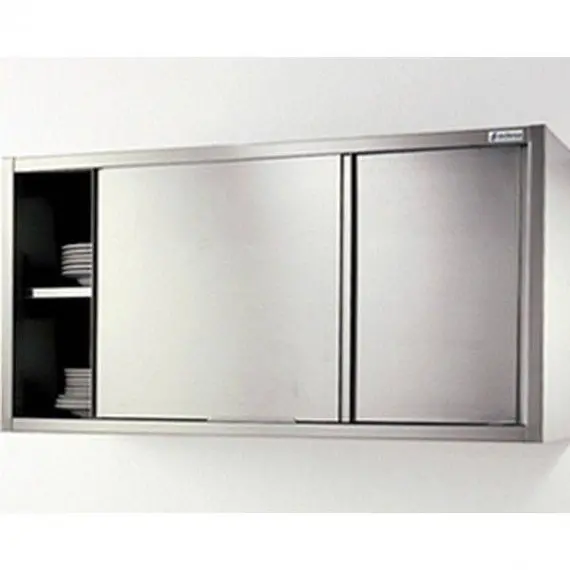 Armario de Pared en Acero Inoxidable 2 Puertas Correderas