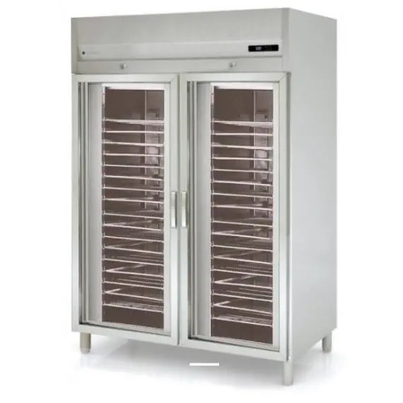 Armario Refrigeración Panadería de 2 Puertas de Cristal (Bandejas 60x40) APRV-1002. Coreco