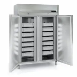Armario Refrigeración para Pescado de 2 Puertas (Bandejas 60x40) AP-1002. Coreco