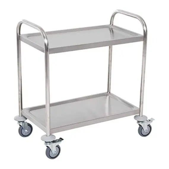 Carros de Servicio Acero Inoxidable 2 estantes