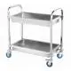 Carros de recogida acero inoxidable 2 Estantes