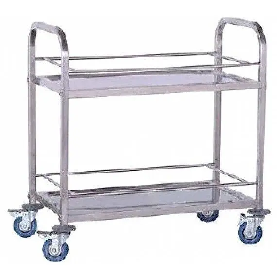 Carros de Bebidas acero inoxidable 2 Estantes