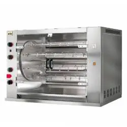 Asador de Pollos Planetario 8 Espadas a Gas 48 Pollos