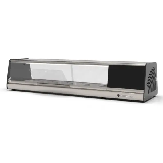 Vitrina Refrigerada para Tapas con 6 Cubetas BPCA-6. Coreco