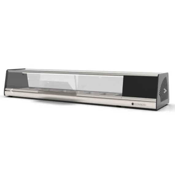 Vitrina Refrigerada para Tapas con 8 Cubetas BPCA-8. Coreco