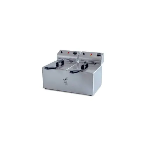 Freidora Electrica Sobremesa Movilfrit 2 Cestas 9+9 Litros