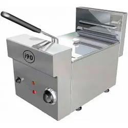 Freidora Electrica Movilfrit Sobremesa 1 cesta 6 Litros Cabezal Frontal