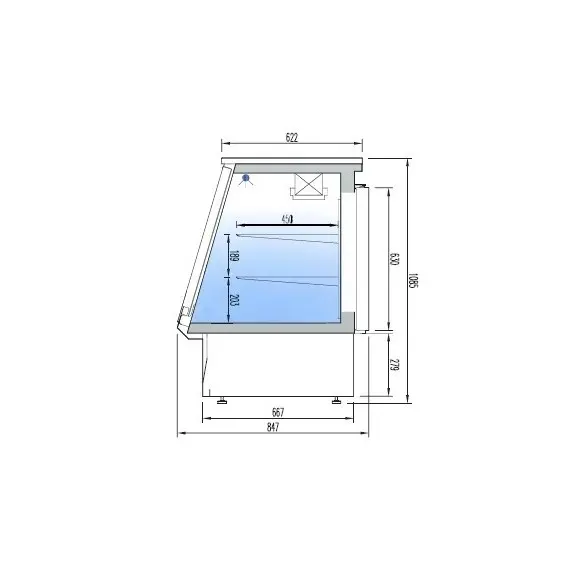 Vitrina Expositora Refrigerada de 2 Puertas CVCC-9-13. Coreco