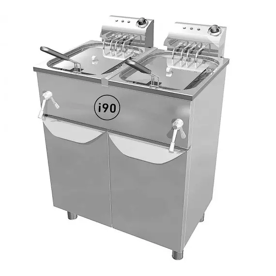 Freidora Movilfrit de Mueble alto rendimiento 10+10 litros