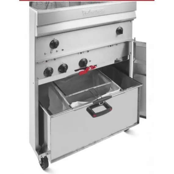 Freidora Eléctrica con Mueble Cuba 25/28 Litros EVO-600. Trifásica. Romagsa