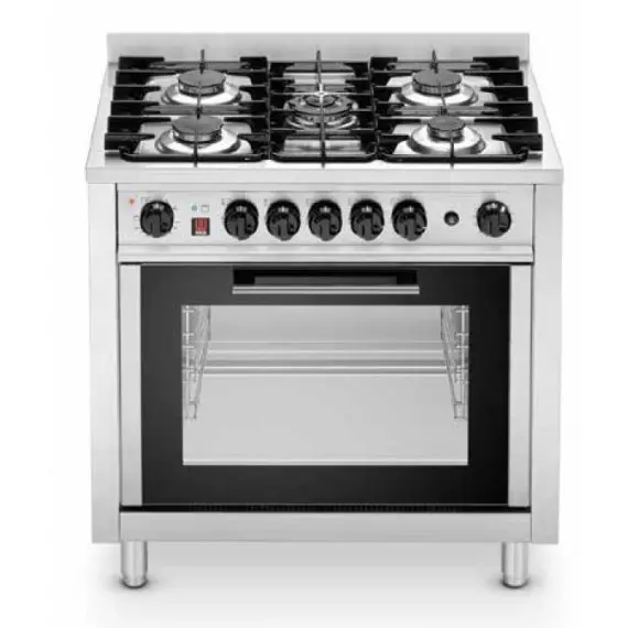 Cocina Sobre Encimera a Gas 5 Fuegos + Horno EKC 96 3. Romagsa