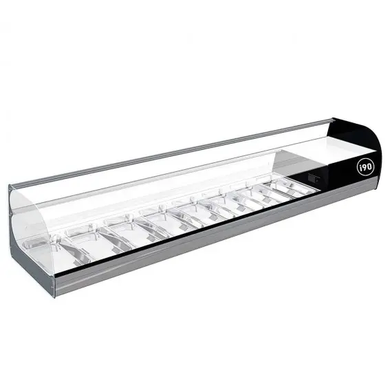 Vitrina de Tapas Refrigerada 2 Pisos 