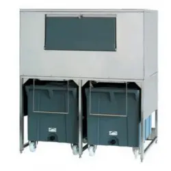 Depósito de Almacenamiento para Máquina Fabricador de Hielo en Escamas BIN 500 DRB (DOUBLE ROLLER). Romagsa