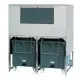 Depósito de Almacenamiento para Máquina Fabricador de Hielo en Escamas BIN 1200 DRB (DOUBLE ROLLER). Romagsa