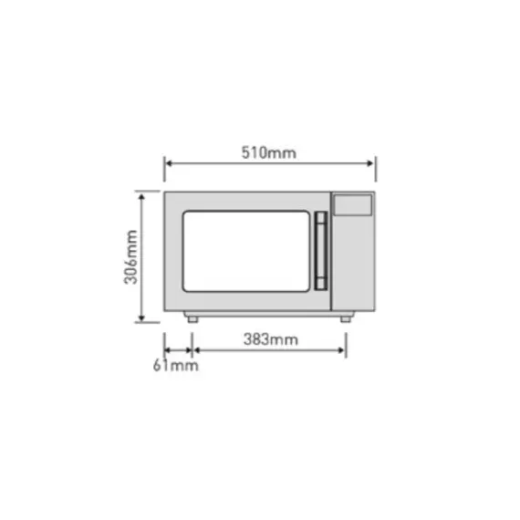 Horno Microondas NE-1037. Romagsa