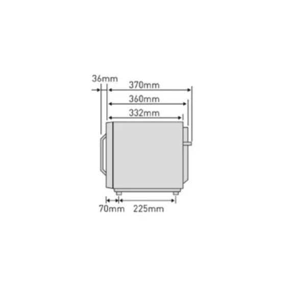 Horno Microondas NE-1037. Romagsa