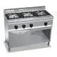 Cocina a Gas 3 Fuegos+Horno Fondo 60 cm G6F3BH12+FG1. Romagsa