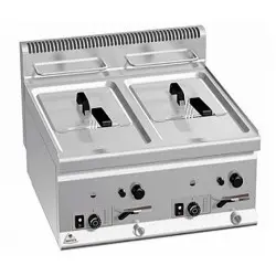 Freidora Sobremesa a Gas 2 Cubas 8 + 8 Litros GL8+8B. Romagsa