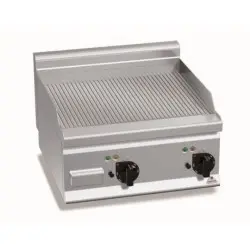 Fry Top 600 Eléctrico Placa Acanalada E6FR6BP-2. Romagsa