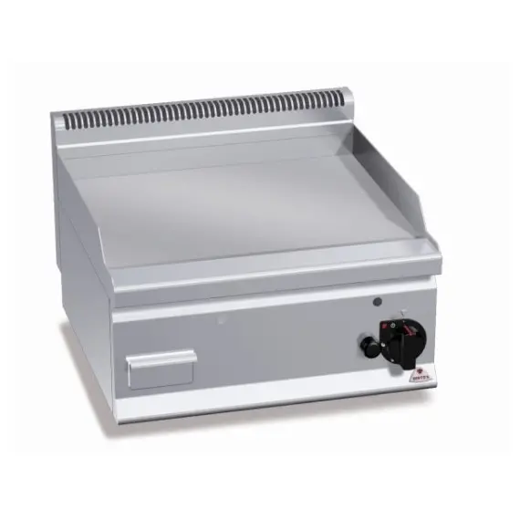 Fry Top 600 a Gas Placa Lisa de Cromo Duro G6FL6B/CR. Romagsa