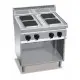 Cocina Eléctrica 4 Fuegos Cuadrados con Mueble E7PQ4M. Romagsa