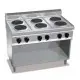 Cocina Eléctrica 6 Fuegos Redondos con Mueble E7P6M. Romagsa