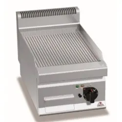 Fry Top Eléctrico Sobremesa Placa Acanalada E7FR4BP. Romagsa