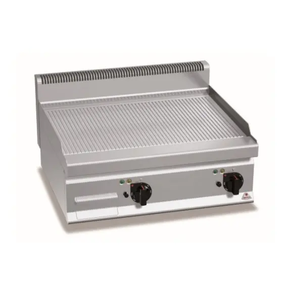 Fry Top a Gas Sobremesa Placa Acanalada G7FR8B-2. Romagsa