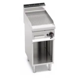 Fry Top Eléctrico con Mueble Placa Acanalada E7FR4MP. Romagsa