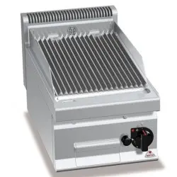 Parrilla-Barbacoa a Gas Sobremesa con Piedra Volcánica PLG40B/G. Romagsa