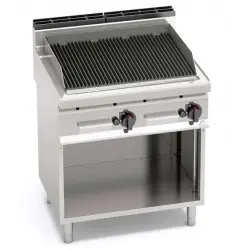 Parrilla-Barbacoa a Gas con Mueble de Piedra Volcánica PLG80M/G. Romagsa