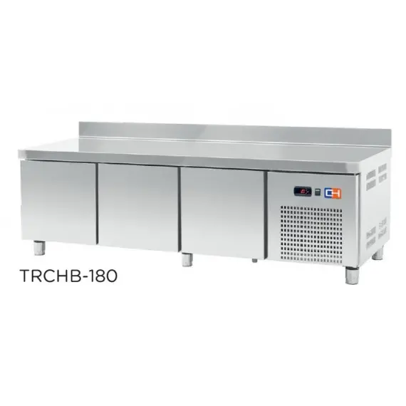 Mesa GN 1/1 Refrigerada Bajo Cocina Altura 600 Fondo 700 de 3 Puertas TRCHB-180