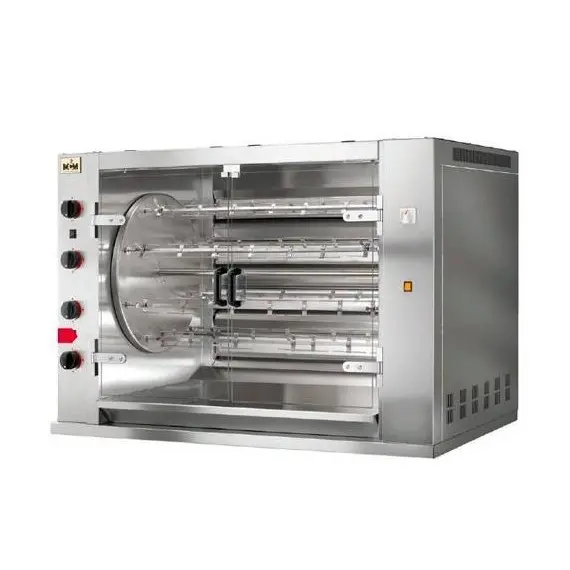 Asador de pollos Planetario 4 Espadas a gas 24 Pollos