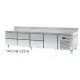 Mesa GN 1/1 Refrigerada Bajo Cocina Altura 600 Fondo 700 con 6+1 Cajones TRCHB-225-6
