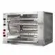 Asador de pollos Planetario multirrotativo 8 Espadas a gas 48 Pollos