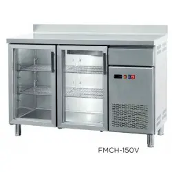 Frente Mostrador Refrigerado Fondo 600 de 2 Puertas de Cristal FMCH-150V