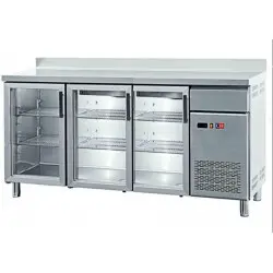 Frente Mostrador Refrigerado Fondo 600 de 3 Puertas de Cristal FMCH-200V